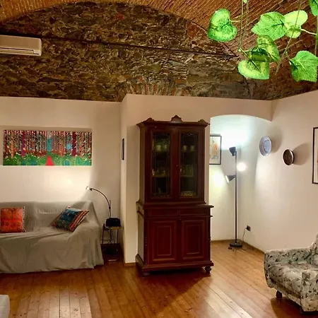 Ca' Du Ventu - Cozy House With Mezzanine & Little Garage Lägenhet Calice Ligure