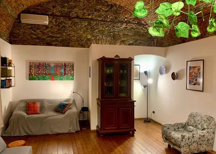 Ca' Du Ventu - Cozy House With Mezzanine & Little Garage Apartmán Calice Ligure